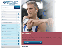 Tablet Screenshot of bluechoicesc.com